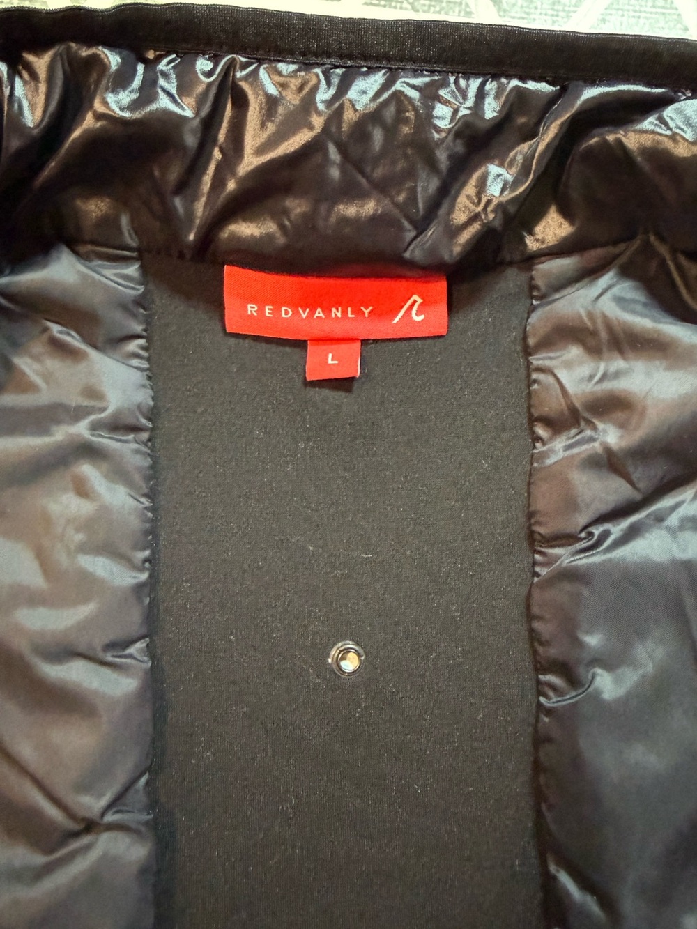 REDVANLY Mens Bolton Lightweight Puffer Golf Vest Black Size Large NWT - Picture 5 of 7